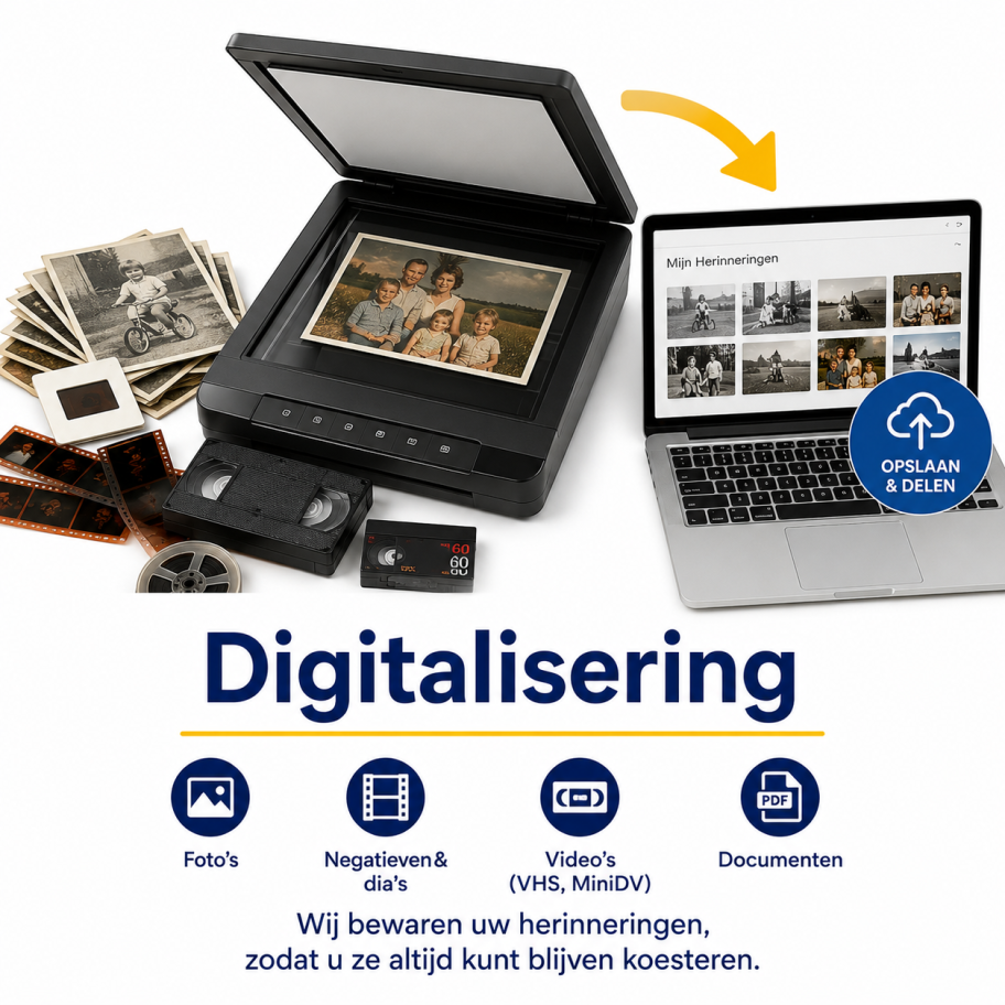 digitaliseren naar usb